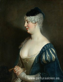 Retrato de Henriette von Zerbsten