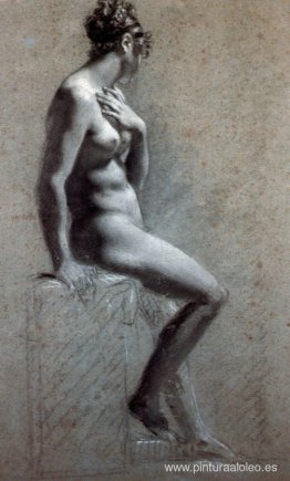 Desnudo femenino sentado