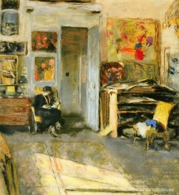 Madame Losse Hessel en el estudio de Vuillard