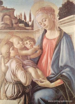 Madonna con dos ángeles