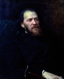 Retrato del poeta Yakov Polonsky