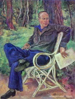 Retrato del compositor Sergei Prokofiev