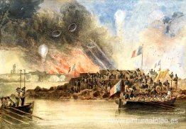 El bombardeo de Sveaborg, en el Báltico, el 9 de agosto de 1855.