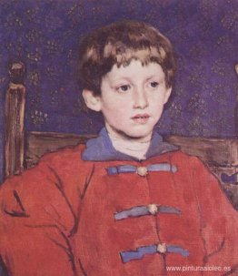 Retrato de Vladimir Vasnetsov, el hijo del artista