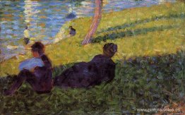 Estudio para "Un dimanche après midi à l'île de la Grande Jatte"