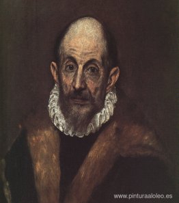 Retrato de un anciano (presunto autorretrato de El Greco)