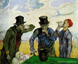 Los bebedores (después de Daumier)