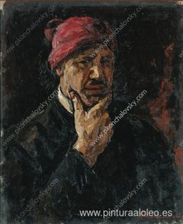 Autorretrato (con gorra roja)