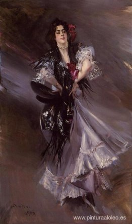 Retrato de Anita de la Ferie - La bailarina española