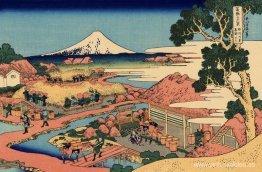 La plantación de té de Katakura en la provincia de Suruga