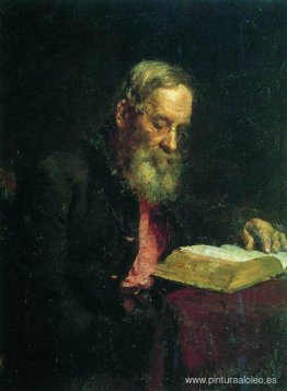 Retrato de Efim Repin, el padre del artista