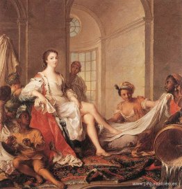 Mademoiselle de Clermont como sultana