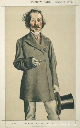 Hombres del día No.580 Caricatura del Sr.Thomas Mayne Reid