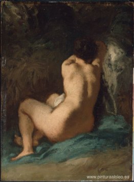 Desnudo sentado