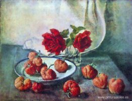 rosas y fresas