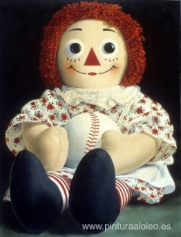 Raggedy Ann con béisbol