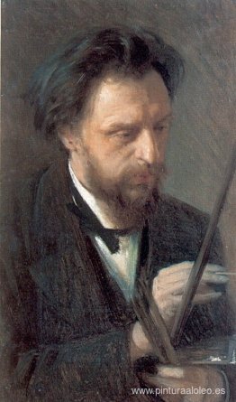 Retrato del artista G.G. Miasoedov