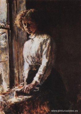 Por la ventana. Retrato de Olga Trubnikova