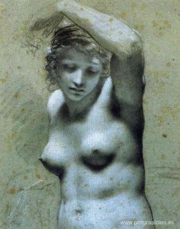 Busto de desnudo femenino