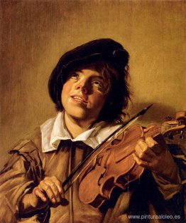 niño tocando un violín