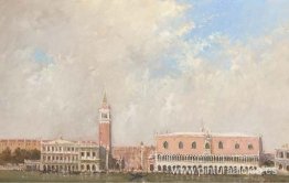 El Camponile y el Palacio Ducal, Venecia