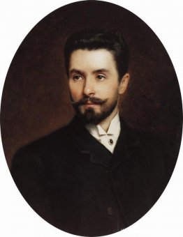 Retrato del cantante de ópera ruso Nikolay Figner