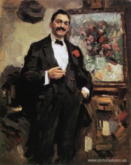 Retrato de un artista húngaro József Ripley Ronai