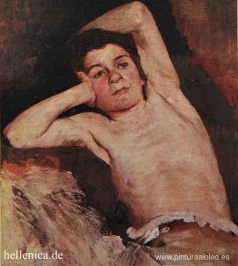 niño semidesnudo