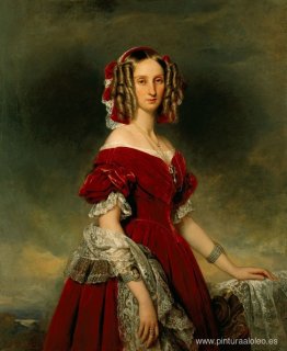 Retrato de Luisa de Orleans