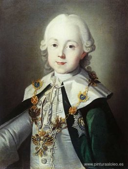 Retrato de Pablo de Rusia vestido como Caballero de la Orden de