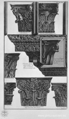 Varios capiteles (San Juan de Letrán, Santa María en Cosmedin, S