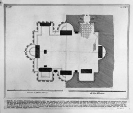 Las antigüedades romanas, t. 3, Lámina XXI. Plano de las cámaras