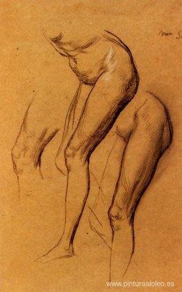 Estudios desnudos de Long Mary