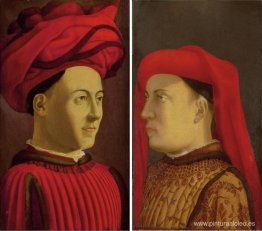 Retratos de dos miembros de la familia Medici.