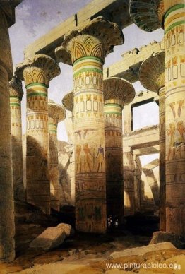 Arquitectura y Arte del gran Templo de Karnak. Ciudad de Tebas.