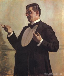 Retrato del actor ruso Vasily Luzhsky