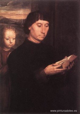 retrato de un hombre leyendo