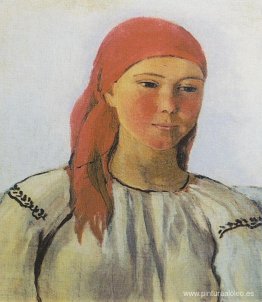 retrato de una mujer campesina 