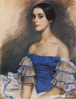 Retrato de N. Geydenreyh en azul 