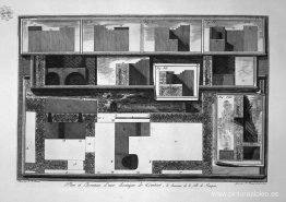 Planos de alzados y secciones del Thermopolium.