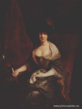 Retrato de Mary Susanne Dinglinger, nacida Gutermann