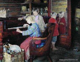 Niños al piano