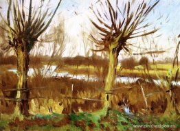 Paisaje con árboles, Calcot-on-the-Thames