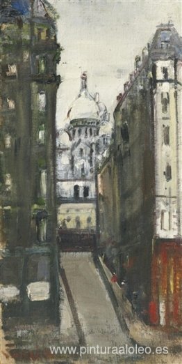 Vista al Sacré-Coeur, Montmartre