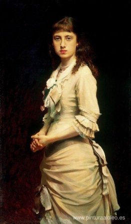 Retrato de Sophia Ivanovna Kramskoy, hija del artista