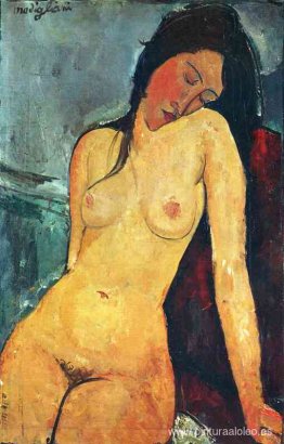 Desnudo femenino sentado