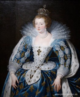 Ana de Austria, reina de Francia, madre del rey Luis XIV