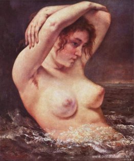 La mujer de las olas (La bañista)