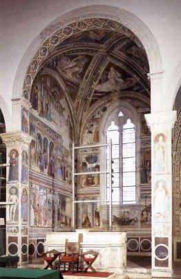 Vista de la Capilla Absidel de Sant'Agostino. Ciclo de San Agust