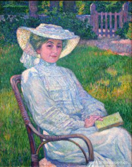 Dama de Blanco, Retrato de la señora Théo Van Rysselberghe